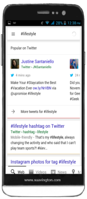 Lifestyle Tweets in Google Mobile Search Lifestyle Tweets in Google Mobile Search