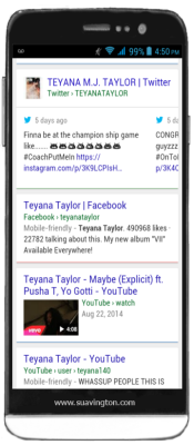 Teyana Taylor - Tweets in Mobile Search Teyana Taylor - Tweets in Mobile Search